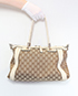 Bella Medium Top Handle bag, back view